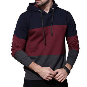 Sudadera con Capucha para Hombre con Bloques de Color y Puños Acanalados, Cordones Ajustables y Material Cómodo para Invierno / Diseño de Alta Calidad 2026 - Product Image 1