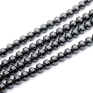 Cuentas de hematita en forma de tambor, piedras preciosas naturales, cuentas sueltas en hebra para la fabricación de joyas y manualidades DIY. - Product Image 2