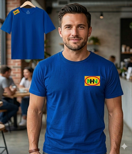 T-shirts à manches courtes pour hommes, fabriqués en usine, coupe ajustée, grandes tailles, style décontracté chic, respirants, 100% coton, écologiques, personnalisables sur le devant - Product Image 3