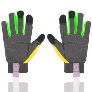 Guantes de Mecánico de Cuero Diseñados para la Seguridad de las Manos, Comodidad, Trabajo Pesado, Agarre Fuerte, Antideslizantes - Product Image 6