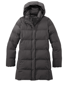 Winter Fashion Black Hooded Zipper <b>Fur</b> Women's Long Customized Breathable Windproof Wool Linen <b>Lined</b> Puffer Long Parka <b>Jacket</b> - Product Image 3