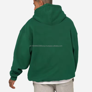 Streetwear Sweats à capuche vierges logo personnalisé pour homme Sweats à capuche sans ficelle polaire Poids lourd Logo personnalisé Hoodies - Product Image 4