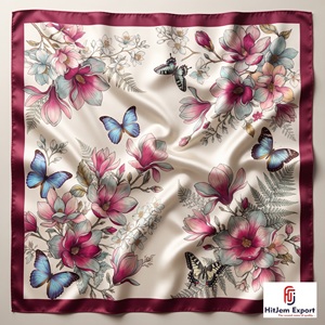 Écharpe Courte Imprimée Premium en Tissu – Vente en Gros, OEM, ODM, Logo Personnalisé, Marque Blanche – Fabricant Textile, Fournisseur Exportateur - Product Image 1