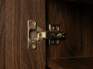 Meuble à chaussures moderne en bois à 2 portes, organisateur de rangement, étagère à chaussures en noyer Columbia pour l'entrée, mobilier de maison - Product Image 4
