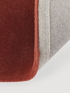 Rust Red Abstract Tufted <b>Rug</b> Soft Plush Latex Backing for Living Room Bedroom Modern Minimalist Home Decor - Product Image 5
