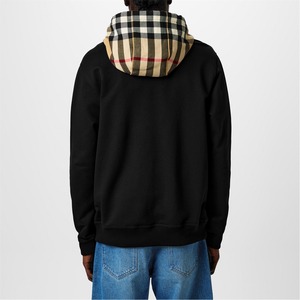 Sudadera con capucha y cremallera completa para hombre, con logo personalizado, de algodón bicolor, forro polar sólido, sudaderas con capucha y sudaderas para hombre - Product Image 4