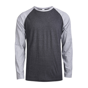 Men's Color Block <b>Raglan</b> <b>Long</b> <b>Sleeve</b> <b>T</b>-<b>Shirt</b> Crew Neck Contrast Trim Casual Top - Product Image 6
