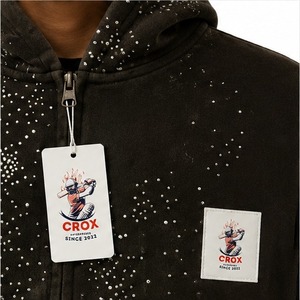 Sudadera con Pedrería para Hombre, Estilo Moderno, Sensación de Algodón Suave, Diseño con Pedrería Brillante, Prenda Esencial para Uso Diario - Product Image 6