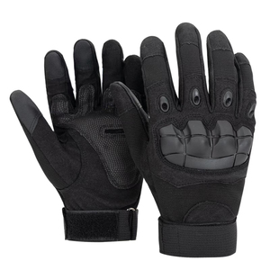 Gants de moto d'hiver avec écran tactile, en cuir, pour la conduite en extérieur et les courses de moto - Product Image 1