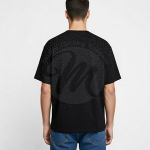 Short Sleeves Best Selling Rhinestone T-Shirt New Design Rhinestone T-Shirt Fashionable Rhinestone T-Shirt For Adult - Product Image 4