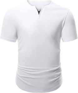 Camiseta Deportiva Personalizada para Hombre, Cuello en V, Ajustada, de Algodón, para Gimnasio, Entrenamiento, Manga Corta, Verano - Product Image 4