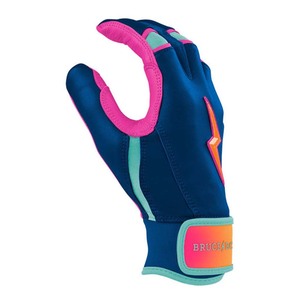 2026 Custom Design Unisex Professional Softball Baseball Gear Goatskin Digital Leather Batting Gloves <b>Hook</b> Loop Marajdin Impex - Product Image 2