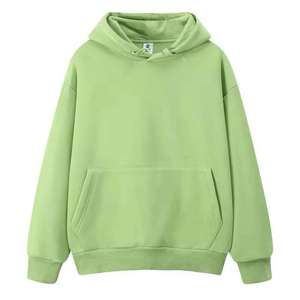 Camiseta con Capucha de Manga Corta para Hombre, Otoño, Diseño Sólido con Cordón Ajustable, Corte Regular, Transpirable y Ecológica - Product Image 4