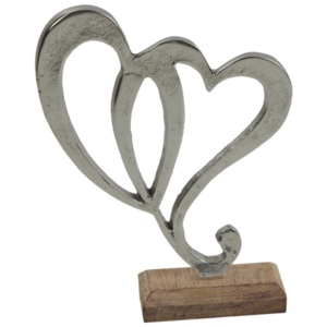 Sculptures modernes avec base en bois, design de qualité industrielle, décorations et ornements de Noël pour table, en gros, sacs en peluche - Product Image 3