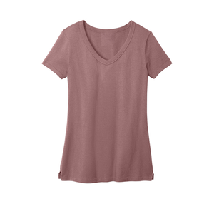 Camiseta Personalizada de Manga Corta con Cuello Redondo para Mujer, 100% Algodón, Tejido de Punto, Color Sólido, Casual, Transpirable, Corte Regular, Primavera/Verano, con Cierre - Product Image 1