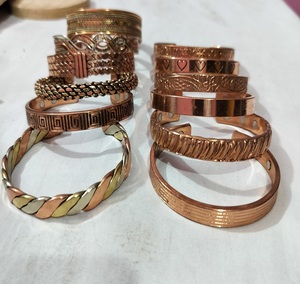 Stock 2026 Cheap Price <b>Copper</b> Wire Magnetic Bracelet <b>Bangles</b> Set Pure Natural Handmade <b>Copper</b> Therapy Pure <b>Copper</b> Bracelet Stock - Product Image 4