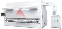 Machine de peinture par pulvérisation CNC automatique 5 axes PATER, haute productivité, pour le revêtement des portes et panneaux en bois