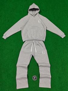 Conjunto Deportivo Casual Personalizado al por Mayor para Hombre, con Cuello Alto, de Forro Polar, 2 Piezas, Sudadera y Pantalones Deportivos, Conjunto para Estar en Casa - Product Image 5