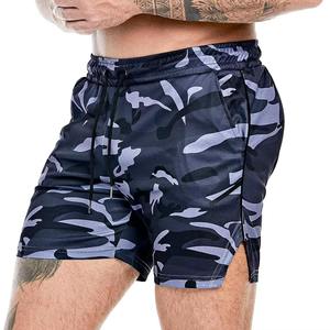 กางเกงขาสั้นออกกำลังกายผู้ชายคุณภาพสูง ผ้าคอร์ดูรอยโพลีเอสเตอร์ 100% สีพื้น ระบายอากาศได้ดี เป็นมิตรกับสิ่งแวดล้อม  ย้อมสีเรียบ  โลโก้สั่งทำได้ เอวกลาง ทรงลำลอง - Product Image 4