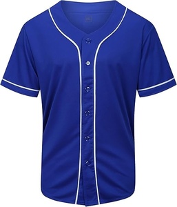 Maillot de baseball personnalisé pour homme, uniforme sportif respirant en mesh, séchage rapide, vêtements de sport pour équipe masculine - Product Image 1