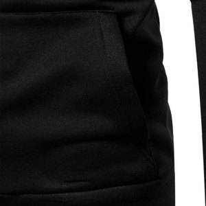 NOUVEAU 2026/27 Sweat à capuche zippé en polaire pour homme, style hip-hop, avec broderie appliquée et patchwork contrastant, tricoté, élégant pour l'hiver - Product Image 4