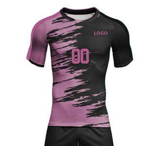 Wholesale Adults Football Uniform Shirts Custom Print Men'S <b>Short</b> Sleeve Soccer Shirts Breathable Soccer Jersey Sets For Men's - Product Image 4