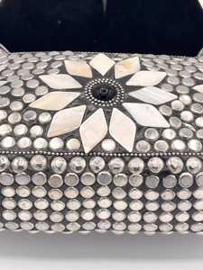 TCE présente : Sac de soirée de luxe artisanal en résine, mosaïque, bois et marbre pour femme – Accessoire quatre saisons pour fêtes et mariages - Product Image 5