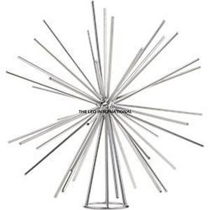 Metal Spiral Christmas <b>Tree</b> <b>Topper</b> Decoration Ornaments Gold Finished Star <b>Xmas</b> Table Decor Craft Party Supplies - Product Image 2
