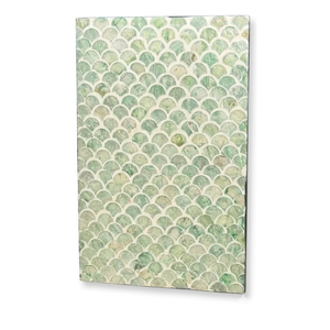 Artistic Shell Charger Plate Boho Style <b>Placemat</b> for Beach Wedding Decor & Premium Guest Tables - Product Image 1