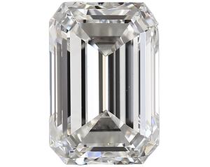 Haute qualité 1.50 carats F couleur émeraude coupe brillante Solitaire diamant VS1 clarté laboratoire cultivé IGI certificat bijoux élégants - Product Image 1