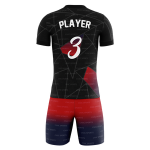 Uniforme de Fútbol Personalizado para Clubes, Transpirable, de Secado Rápido, Cómodo, Unisex, para Adultos, Diseño de Color Personalizado, 100% Poliéster - Product Image 6