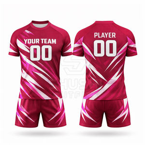 Tenues de sport bleues et blanches personnalisées avec ajustement flexible, tissu durable pour les matchs et les entraînements de haute intensité - Product Image 2