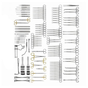 Juego de Instrumentos Quirúrgicos Manuales de Acero Inoxidable para Laparotomía Abdominal Básica, Kit de Cirugía General para Quirófano de Emergencia - Product Image 4