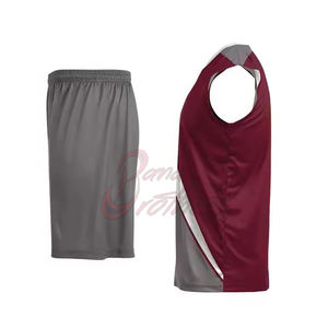 Vêtements de sport d'extérieur en polyester de haute qualité avec impression de logo personnalisée, uniforme de volley-ball - Product Image 3