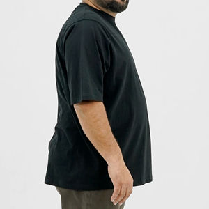 Camiseta de Algodón 100% con Impresión Digital Personalizada, de Alta Calidad, Unisex, 400 g/m², Estilo Pro Club, Talla Grande, Tejido de Punto, OEM - Product Image 3