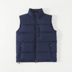 Chaleco acolchado sin mangas para hombre, chaleco de invierno con cremallera, cuello alto, cálido y acolchado. - Product Image 5