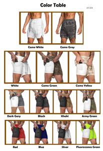 Pantalones Cortos de Lona Sólida Personalizados de Alta Calidad para Hombre, Cómodos, Transpirables, de Secado Rápido, Estilo Deportivo Informal, para Fitness y Playa - Product Image 2