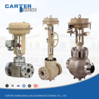 Vanne à opercule haute pression en acier inoxydable 20 #   Bride de serrage 1Cr5Mo à cale hydraulique, résistante aux acides, GB/T 13927 ASME B16.34 Carter, Garantie 1 an