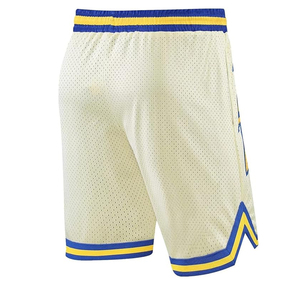 กางเกงบาสเก็ตบอลตาข่ายผู้ชาย OEM มีกระเป๋าข้าง เอวยางยืดพร้อมเชือกผูก  แบบพิมพ์ลายดิจิตอล 3 มิติ  รับสกรีนโลโก้ตามแบบ - Product Image 4