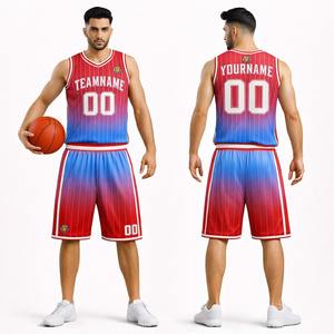 Uniforme de basketball pour homme de haute qualité 100% polyester avec couleur personnalisée, respirant et disponible en grandes tailles, avec expédition et livraison - Product Image 1