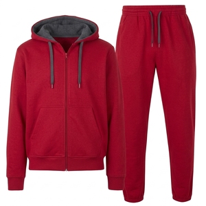 Conjunto Deportivo Informal para Hombre, Sudadera con Capucha y Pantalones Jogger, Dos Piezas - Product Image 1