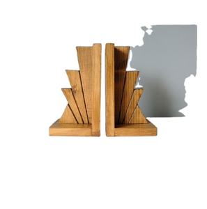 Mango Wooden Material High Quality Home Decor Best Selling <b>Table</b> Top Office Used Bookend Custom Shaped - Product Image 1