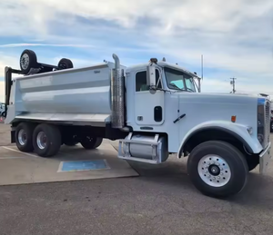 GOOD PRICE Freightlinerr FLD120 Tri Axle Used Dump <b>Truck</b> - Cumminss Manual, 17' Dump READY To SHIP Worldwide with WARRANTY - Product Image 1