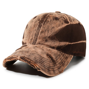 Cross Border Washed Distressed Baseball Hat UV Sun Visor <b>Cap</b> Casual Outdoor Headwear Men <b>Women</b> Spring Autumn Daily Use - Product Image 4