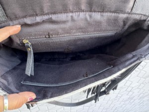 2026 Latest Fashion Hand Tooled Carving Leather Fringe Handbag Cowhide Fur Gypsy Boho Vintage Handmade Cross body <b>Shoulder</b> Bag - Product Image 6