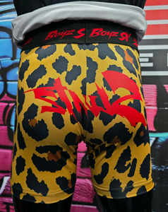 2026 High Class <b>Men's</b> <b>Leopard</b> <b>Print</b> Boxer Briefs Underwear Mid Waist Elastic Breathable Spandex Polyester Casual <b>Short</b> <b>Shorts</b> - Product Image 4