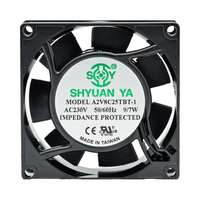 Ventilateur de ventilation électrique axial compact de 4 pouces, faible bruit, extracteur d'air de refroidissement, en plastique, double roulement à billes, OEM ODM
