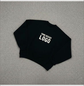 เสื้อสเวตเชิ้ตผู้ชายคุณภาพสูง สไตล์สตรีทแวร์ ล้างสีแบบแอซิด บล็อกสีตัดกัน ปักโลโก้ตามสั่ง เนื้อผ้าหนา - Product Image 5