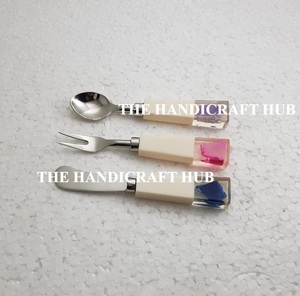 Ensemble de fromage design le plus vendu, ustensiles de cuisine, ensemble de couverts en acier inoxydable, ensemble de fromage avec manche en bois et résine, prix très compétitif - Product Image 4