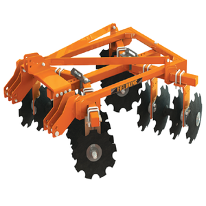 Herse à disques agricole multicolore à disques crantés, robuste, pour tracteur à quatre roues à montage arrière, pour le labourage et le travail du sol - Product Image 5